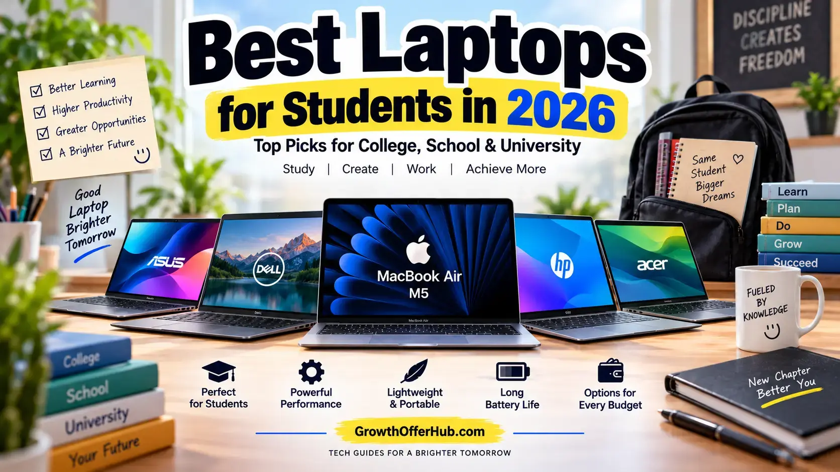 Best Laptops for Students in 2026 Best Laptops for Students in 2026